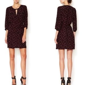 French Connection Maroon Dress